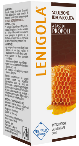 Soluzione Idroalcolica Altissima concentrazione di attivi: 56mg di flavonoidi totali espressi in galangina al giorno